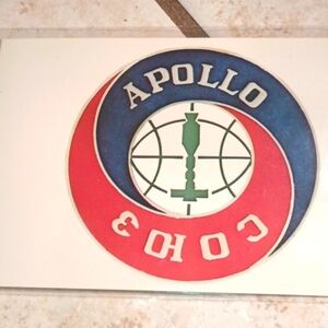 Postcard depicting joint Soviet/USA test project